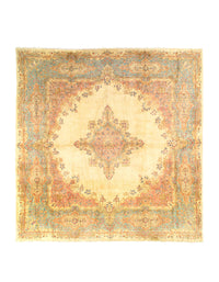 Persian Hand Knotted Vintage Kerman 11'8'' X 11'9''