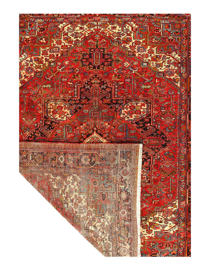 Antique Persian heriz 9'7'' X 12'7''