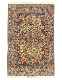 Fine Hand Knotted Persian silk & wool Isfahan serafian 5'9'' X 9'1''