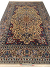 Fine Hand Knotted Persian silk & wool Isfahan serafian 5'9'' X 9'1''