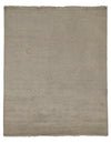 One-of-a-Kind Oushak Hand-Knotted Wool Gray Area Rug - 7'9" X 9'9"