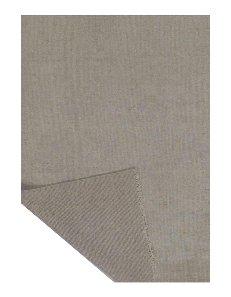 One-of-a-Kind Oushak Hand-Knotted Wool Gray Area Rug - 7'9" X 9'9"