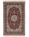 Super Fine Hand-Knotted Wool & Silk Isfahan rug 3'5" x 5'4"