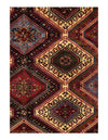 Multi color Persian hand Knotted Yalameh 5'6'' X 8'9''