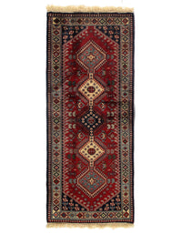 Red Persian Yalameh Runner 2'8" X 6'3"