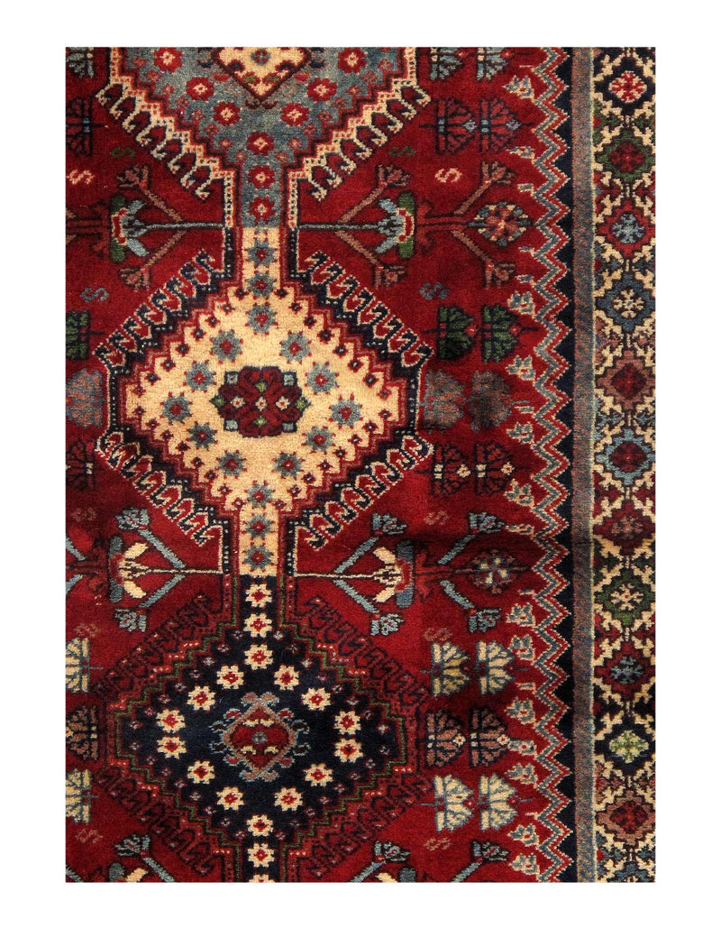 Red Persian Yalameh Runner 2'8" X 6'3"