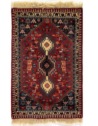 Red Persian yalameh 2' X 3'