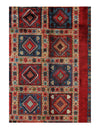 Red Persian Hand Knotted yalameh 5'1'' X 8'2''