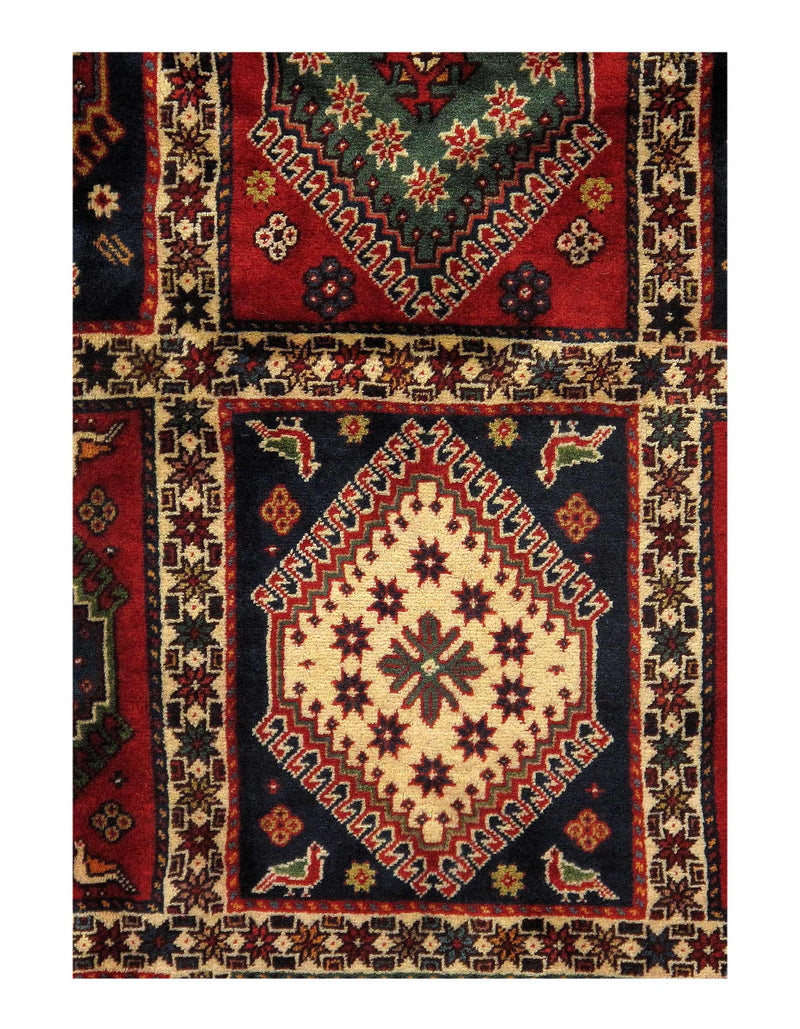 Persian Fine Hand Knotted Yalameh 5'1'' X 8'2''