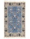 Light Blue Persian Nain silk & wool 6 LA