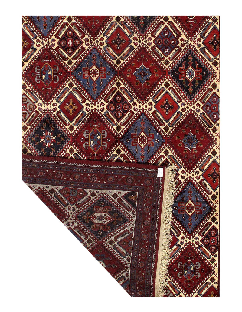 Persian Fine Hand Knotted Yalameh 6'7'' X 9'11''