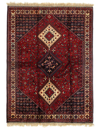 Fine Hand Knotted Persian Yalameh 4'11'' x 6'6''