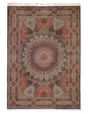 Fine silk & wool Persian Tabriz Design 7'11'x11'4"