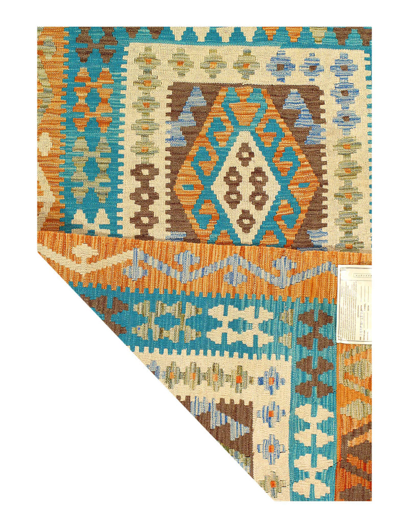 Flat weave kilim 3'6" X 4'11"