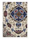 Ivory Persian silk & wool Isfahan 3'2" X 4'4"