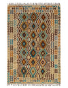 Multi color Flat weave kilim 6' 7''X 9' 7''