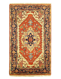 Fine Hand Knotted Persian serapi design 3' X 5'