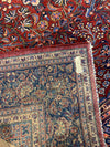 Red Color Fine Persian Antique Kashan 4'5'' X 6'11''