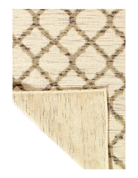 Beige color Flat weave Modern Rug - 3'1'' X 5'