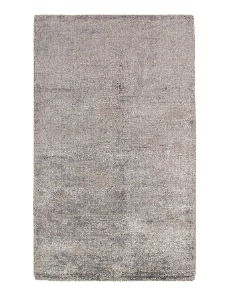 Gray color Hand knotted Modern Rug 3' X 5'