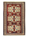 Fine Hand Knotted Vintage Kazak 3'4'' X 5'1''