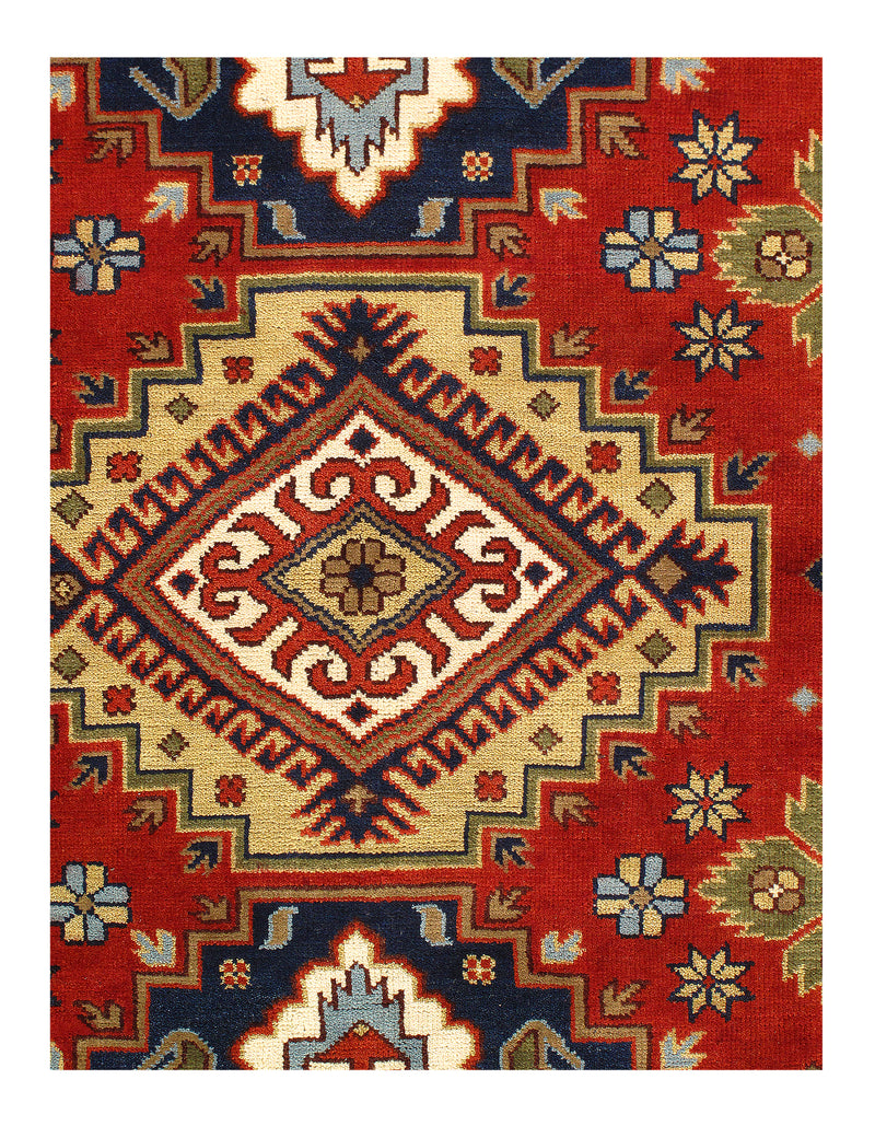 Fine Hand Knotted Kazak design 8'11'' X 12'2''