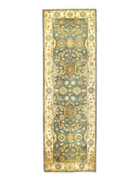 Fine Hand Knotted Oushak Design Runner 2'6'' X 7'11''