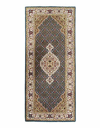 Fine Hand Knotted Persian Tabriz Design design runner 2'8'' X 6'3''