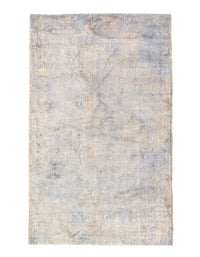 Light Bluecolor Hand knotted Modern Rug 6' X 9'