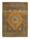 Rust Persian Antique Tabriz Design Hajijalili 4'7'' X 6'2''