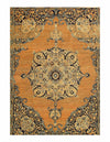 Rust Persian Antique Tabriz Design Hajijalili 4'7'' X 6'2''