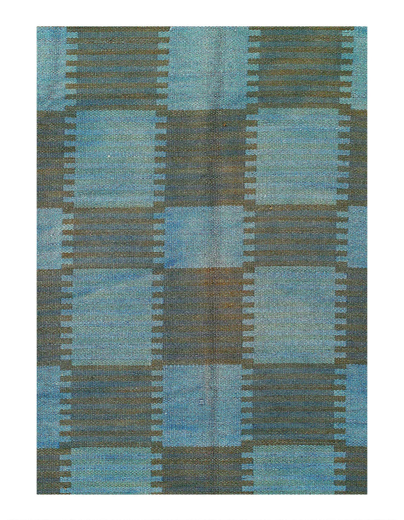 Scandinavian reversidle Over Dyed rug 7'9'' X 9'8''