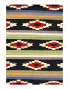 Multi color Reversible Kilim Rug 4'2'' X 6'