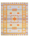 Fine Hand Knotted Flat Weave Moroccan rug 8' X 10'