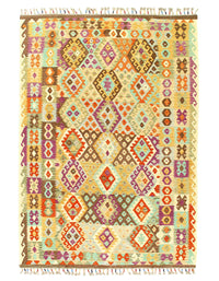 Kilim Handspun Wool Rug 6'6'' X 9'6''