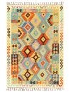 Kilim Handspun Wool Rug 4'9'' X 6'7''