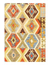 Kilim Handspun flat weave Wool Rug 4'11'' X 6'6''