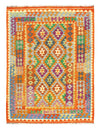 Kilim Handspun flat weave Wool Rug 5'1'' X 6'7''