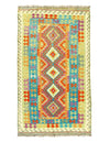 Kilim Handspun flat weave Wool Rug 3'11'' X 6'11''