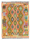 Kilim Handspun flat weave Wool Rug 6'4'' X 9'3''