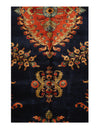 Navy Blue Fine Hand Knotted Persian sarouk Design 10'3'' X 15'9''