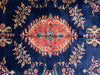 Navy Blue Fine Hand Knotted Persian sarouk Design 10'3'' X 15'9''