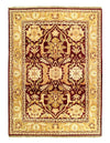 Brown Fine Hand Knotted Agra rug 9' X 12'