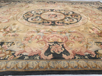 Fine Hand Knotted Savonnerie rug 8' X 10'