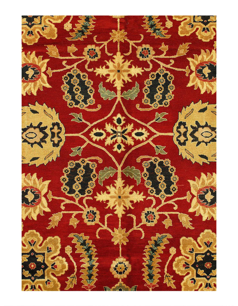 Fine Hand Knotted Agra rug 9' 2''X 12'