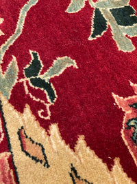 Fine Hand Knotted Agra rug 9' 2''X 12'