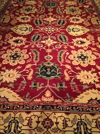 Fine Hand Knotted Agra rug 9' 2''X 12'