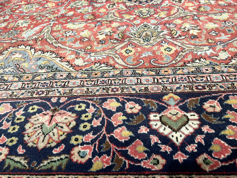 Rust Persian Tabriz Design Design 8'.3'' X 12'.2''