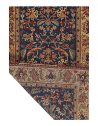 Fine Hand Knotted Indian Agra Runner 3' X 9'1''