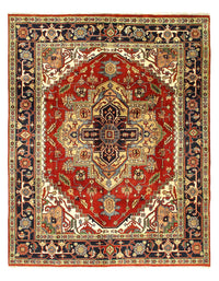 Fine Hand Knotted Persian serapi Design Rug 8' x 10'